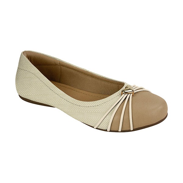 Couro Soft Camurça + Tramado Creme