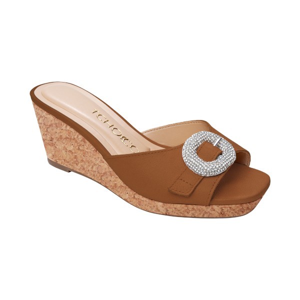  Couro Atanado Caramelo  +  Salto Cortiça