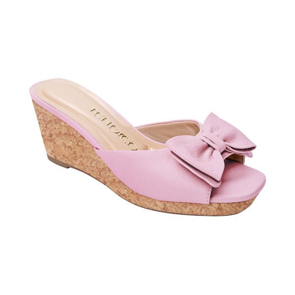 Couro Soft Magnólia  +  Salto Cortiça