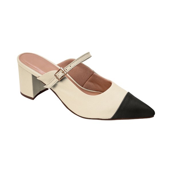 Atanado Preto + Couro Soft Creme