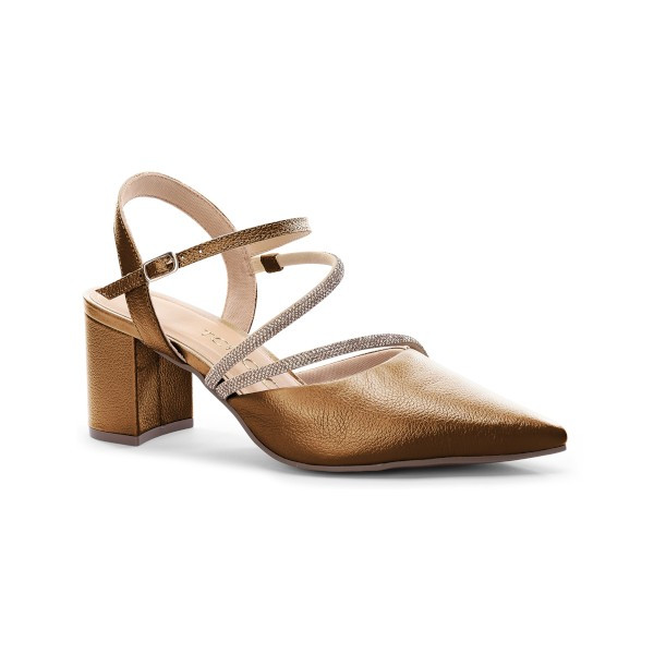 Couro Metal Bronze + Couro Metal Bronze