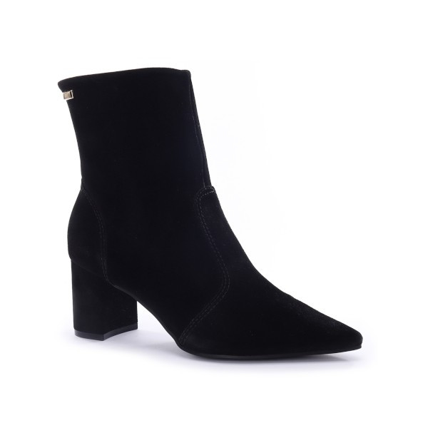 Couro Suede Preto