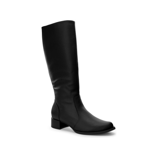 Bota Couro Soft Preto