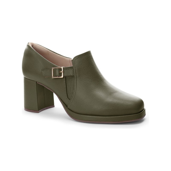 Bota Couro Soft Oliva