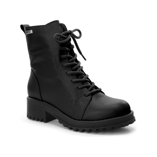 Bota Couro Soft Preto